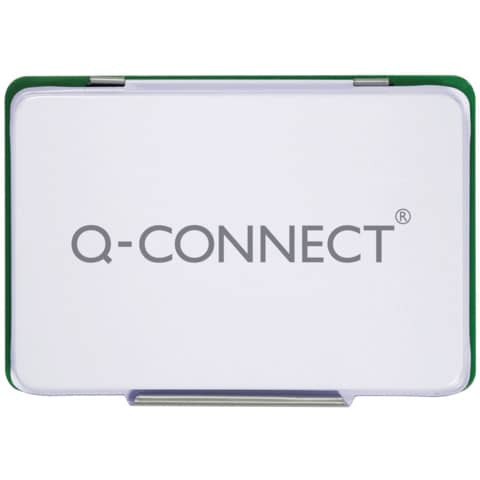 Cuscinetto per timbri Q-Connect 11x7 cm verde KF25210